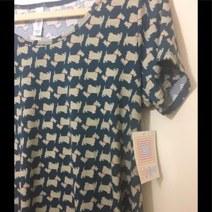 M LuLaRoe Classic Tee with Scotties!